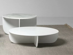 La Cividina Журнальный столик из мрамора для гостиной Mil