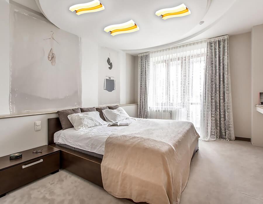 Потолочный светодиодный светильник Ambrella light Orbital Parrus FP2422 WH 60W+24W D690*300 AMBRELLA LIGHT ORBITAL PARRUS 223575 Белый  - Вид №2