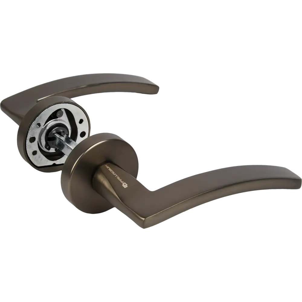 Дверные ручки Palladium Lavinium в графитовом исполнении для межкомнатных дверей 85081863 STLM-0058322