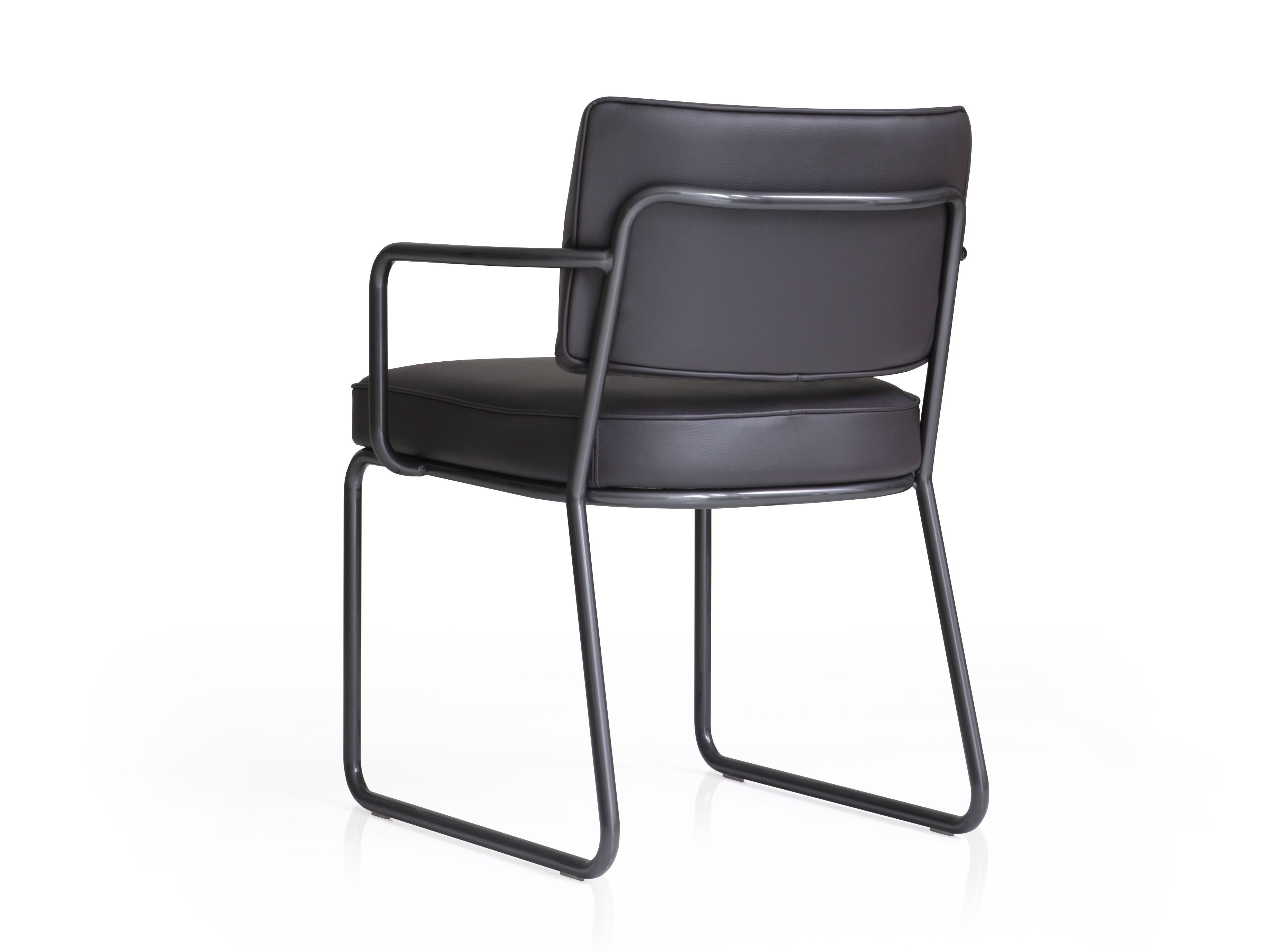 Кожаный стул с подлокотниками Porro SIXTE ARCH-00051615 - Вид №3