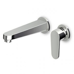 ZSN631 - R99499 - R99815 Встраиваемый однорычажный смеситель для раковины с аэратором на 2 отверстия. Длина горловины 180 мм. <br> Картридж с ограничителем расхода и температуры. Zucchetti Sun