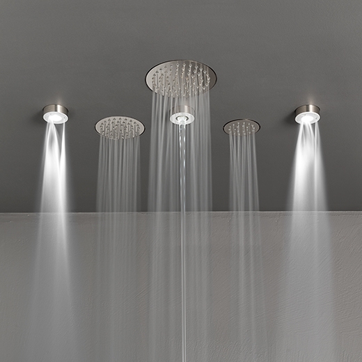 Встроенные душевую головку с DELRIN® концом, открытой струей и LED хромотерапия  FRE162 CEADESIGN  - Вид №3