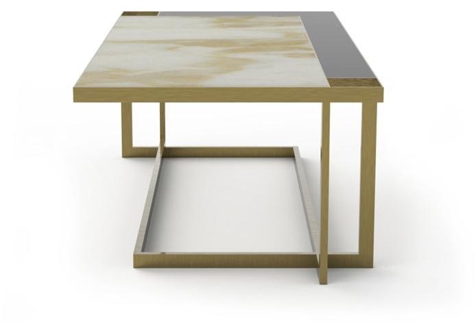 MARIONI Низкий прямоугольный журнальный столик Gary 02863 - Вид №2