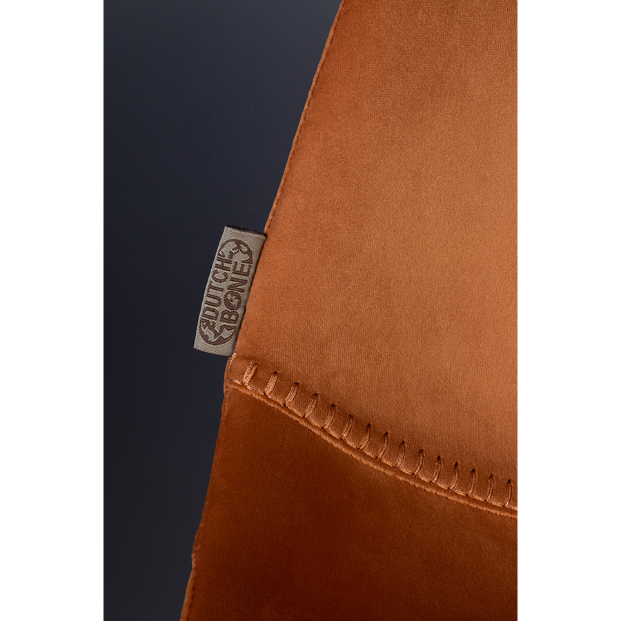 Стул высокий Franky оранжевый Dutchbone 1500068 - Вид №8