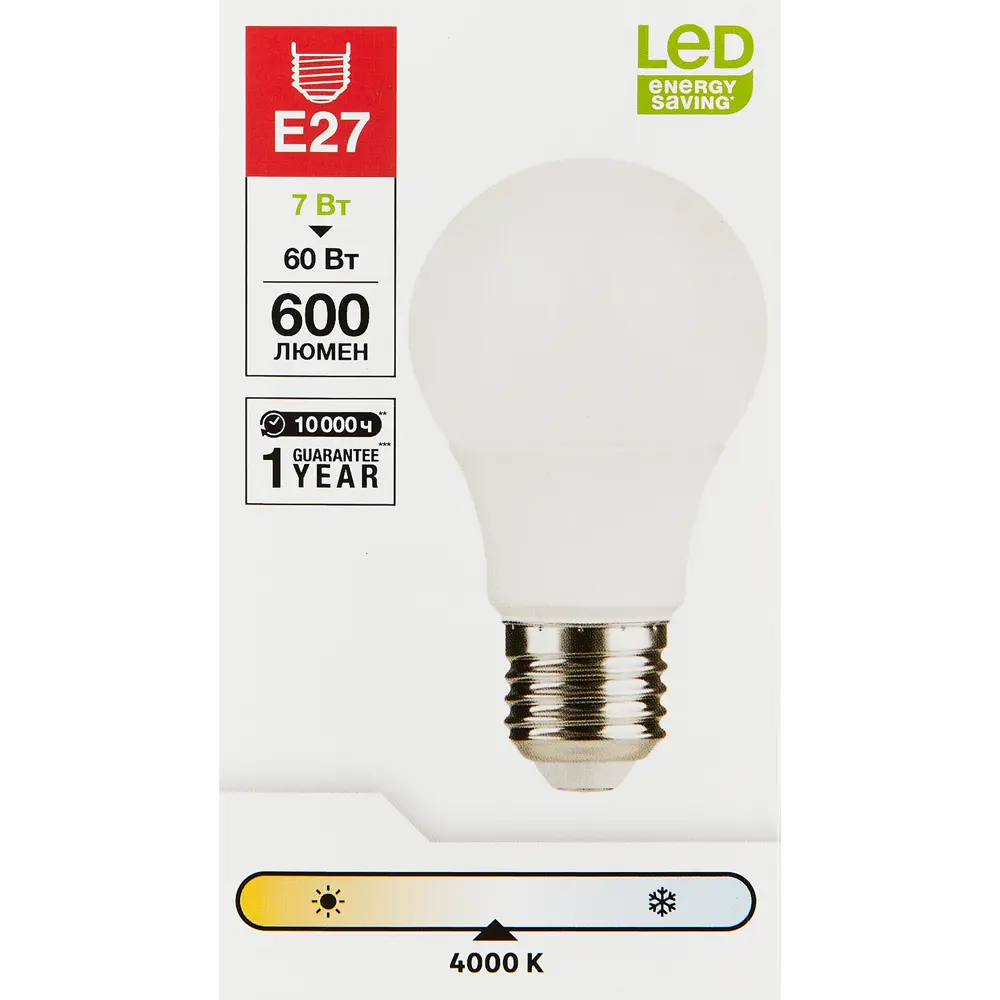 Santreyd LED лампа E27 груша матовая 10Вт теплый свет 82991511 STLM-0921177 - Вид №3