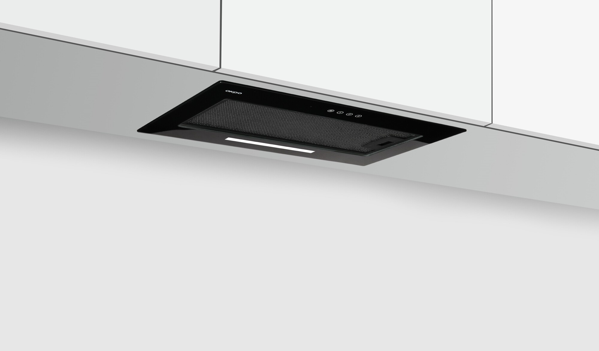 9951215 Вытяжка полновстраиваемая Akpo WK-11 Mio glass черный STDN-0041202 - Вид №9