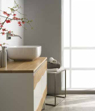 C525M2L50.101RV Тумба подвесная с 2 выдвижными ящиками 50 см A. e T. Italia TRACE Белый матовый - Дуб Италия AeT ITALIA - Вид №4