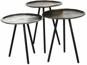 Pols Potten Круглый журнальный столик из железа  390-070-044