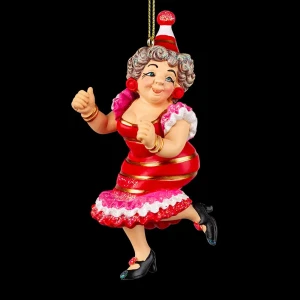 91471123 Елочная игрушка Миссис санта Erichkrause decor 59298 37 см х 35 см разноцветный STLM-0964880