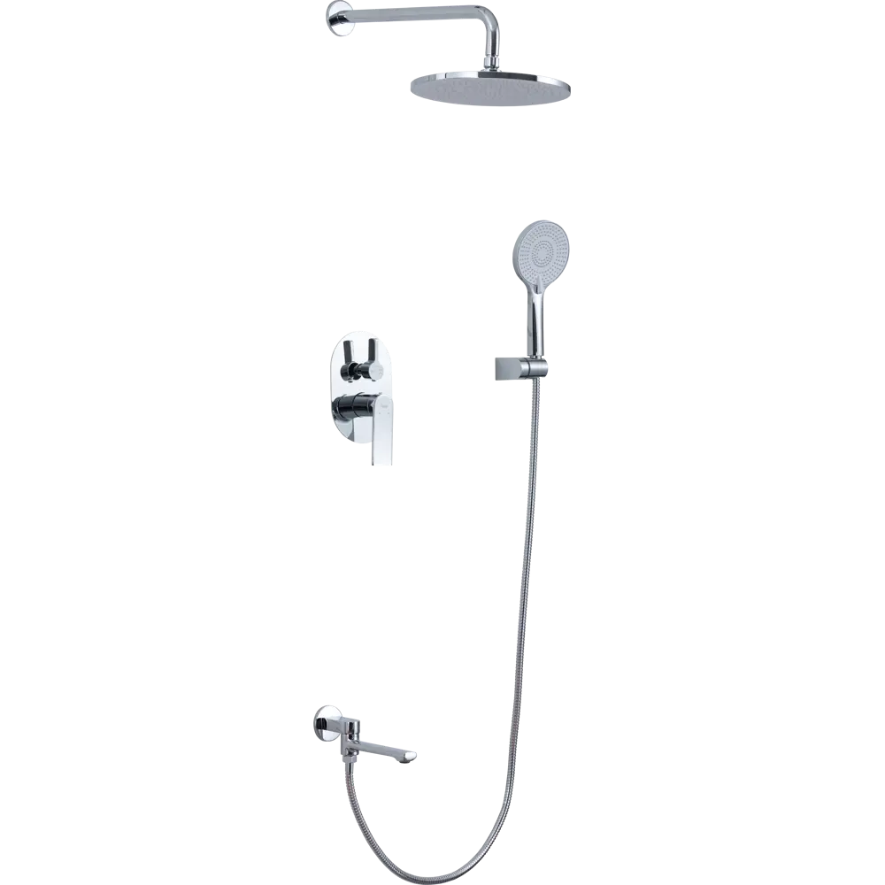 Душевая система Frap Arne F71204 скрытого монтажа цвет хром 89359065 STLM-2203533 