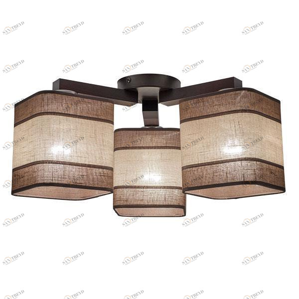 Потолочная люстра TK Lighting 1929 Nadia 3 TK LIGHTING NADIA 183886 Коричневый 