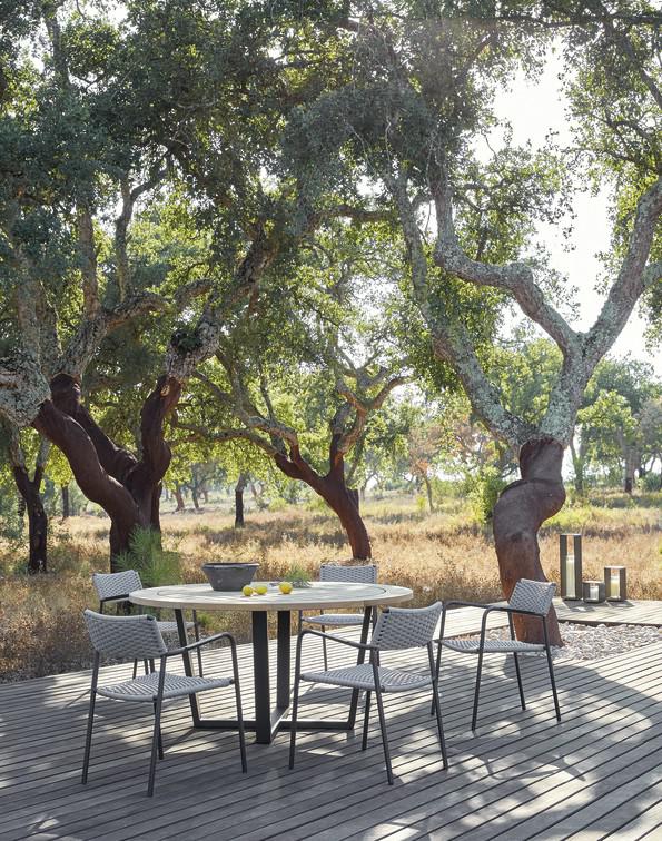 MNST705 Обеденный стол pa lava ⌀148см Manutti Fuse - Вид №5