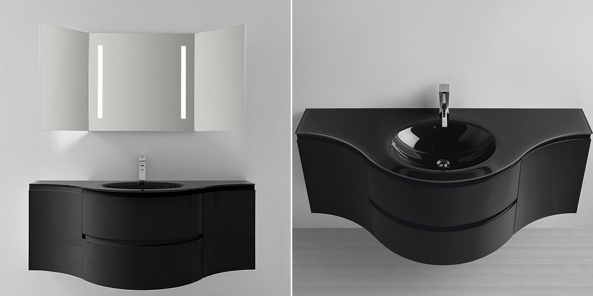 Комплект мебели для ванной комнаты в глянцевой отделке ESPRIT es7 OASIS BATHROOM Master Esprit - Вид №1