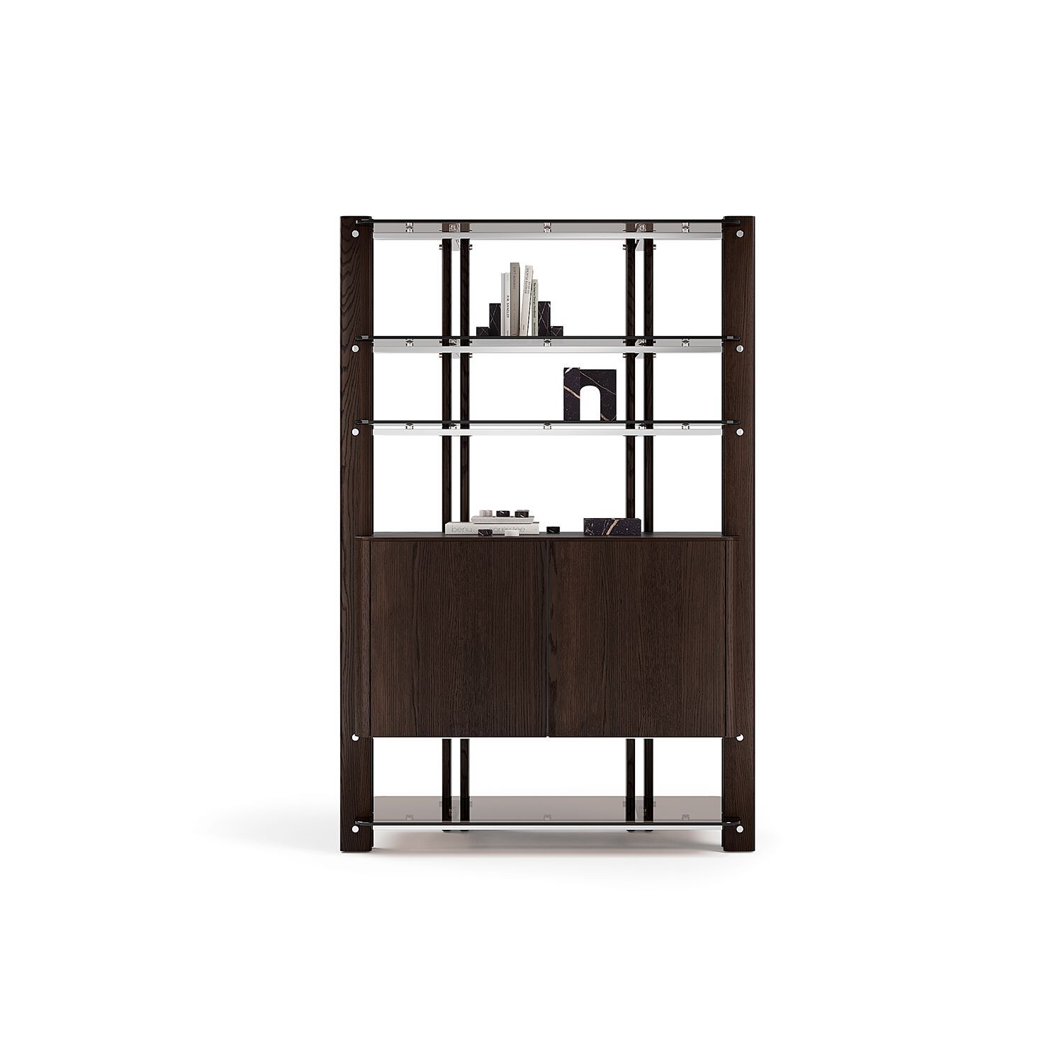 Деревянный двухсторонний книжный шкаф Capital Collection Diesis ARCH-00136378 - Вид №17