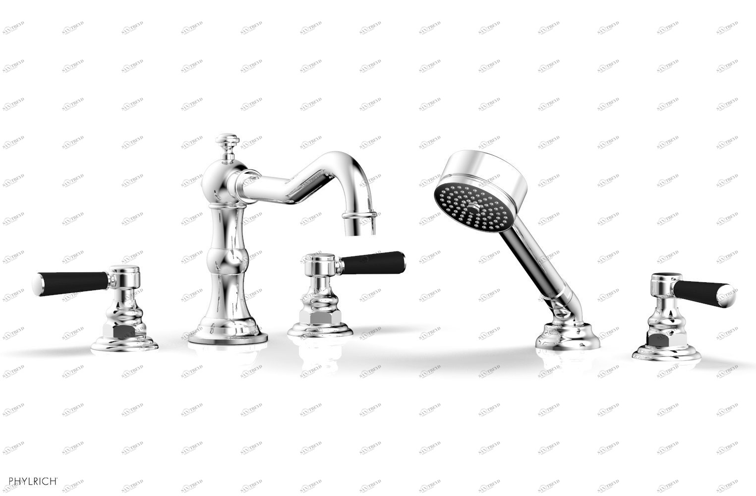 Смеситель для ванны HENRI Phylrich  161-50-026X040 Хромированный 