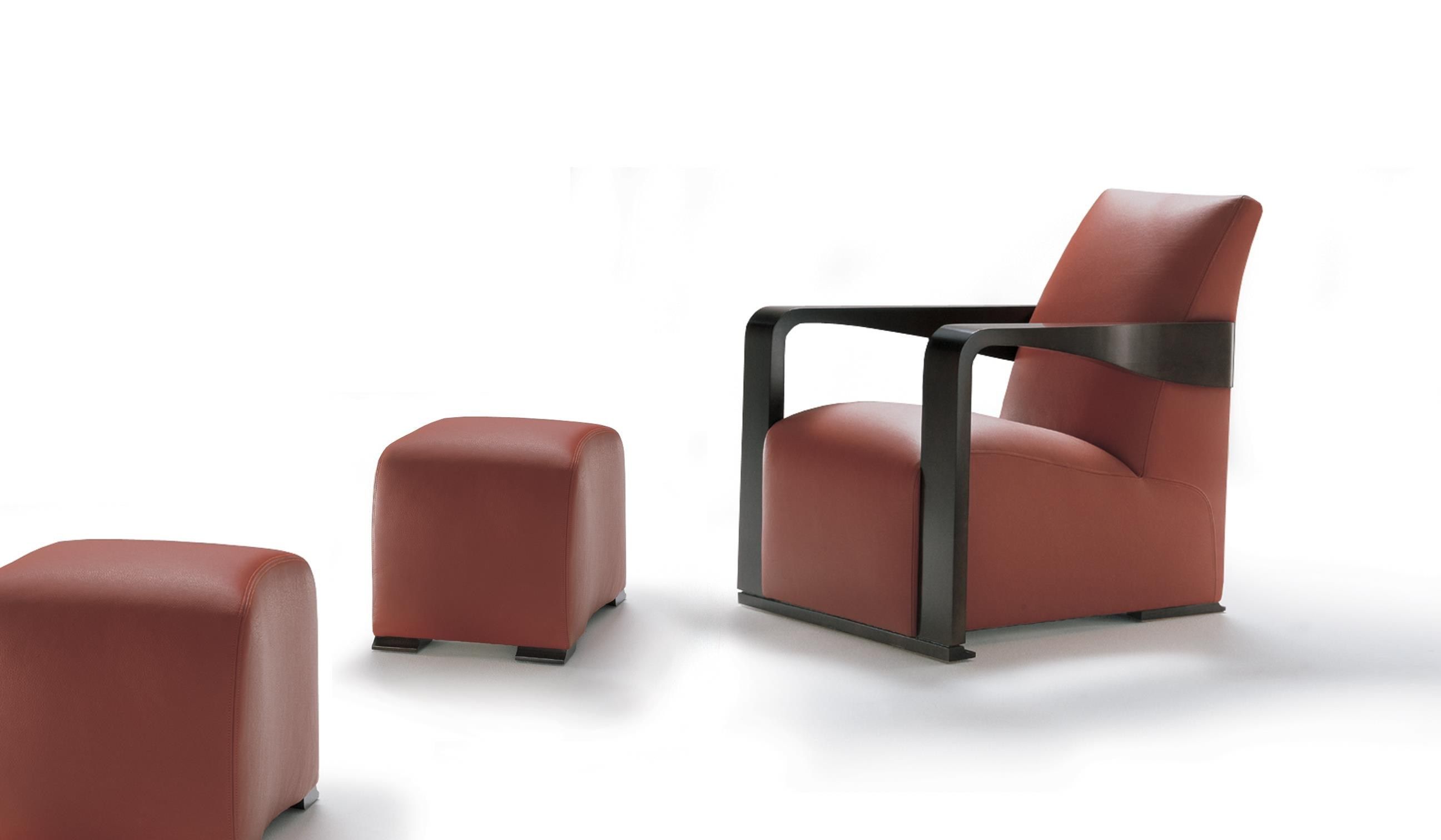 Кожаный пуф HUGUES CHEVALIER Iconic ARCH-00091067 - Вид №1