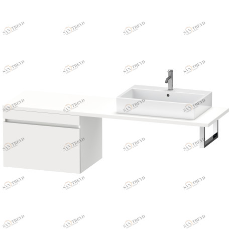 DS535401818 Шкафчик для консоли DuraStyle #DS5354 700 x 548 мм Белый матовый, декор Duravit