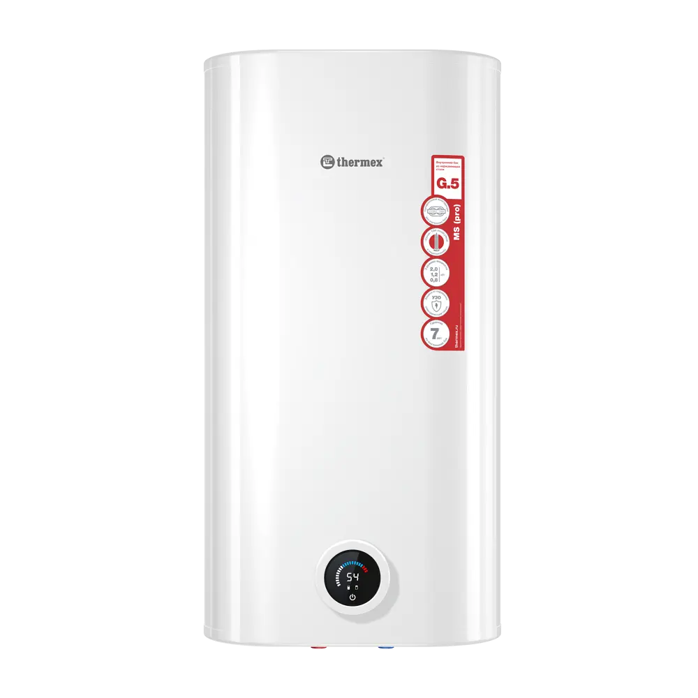 Накопительный водонагреватель электрический 50 л Thermex Mechanik Smart Pro 151 163 2 кВт нержавеющая сталь сухой ТЭН 88308976 STLM-2153237  - Вид №1