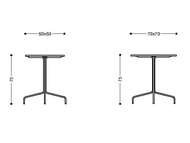 Стол для контракта на основе спиц LAMM Lucky ARCH-00084304 - Вид №1