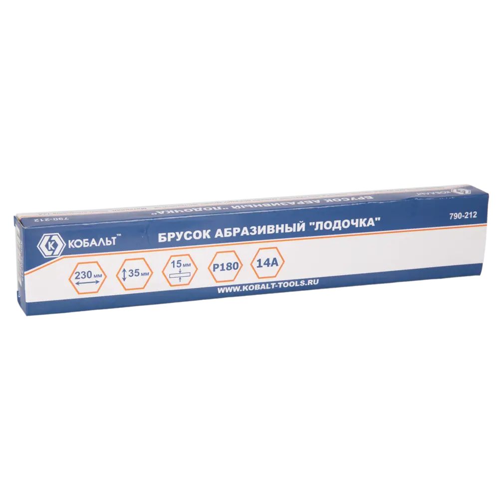 Абразивный брусок Кобальт для заточки инструментов 230×40×20 мм 89374116 STLM-1454057 - Вид №2