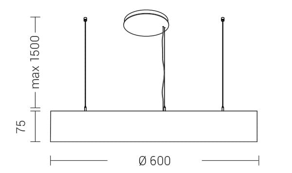 Алюминиевый светодиодный подвесной светильник Rossini Illuminazione Mo'n ARCH-00036864 - Вид №6