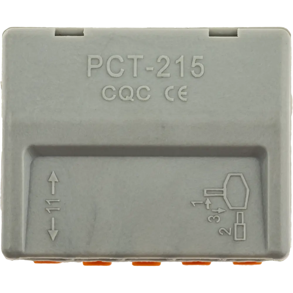 84746780 Клеммы соединительные монтажные с рычажком Duwi СМК 222-415 5-проводные 4мм² серые 50шт 26659 4 STLM-1113748  - Вид №7