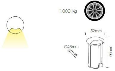 BENEITO FAURE Светодиодный ступень из нержавеющей стали для улицы sun-id-1376332 - Вид №3