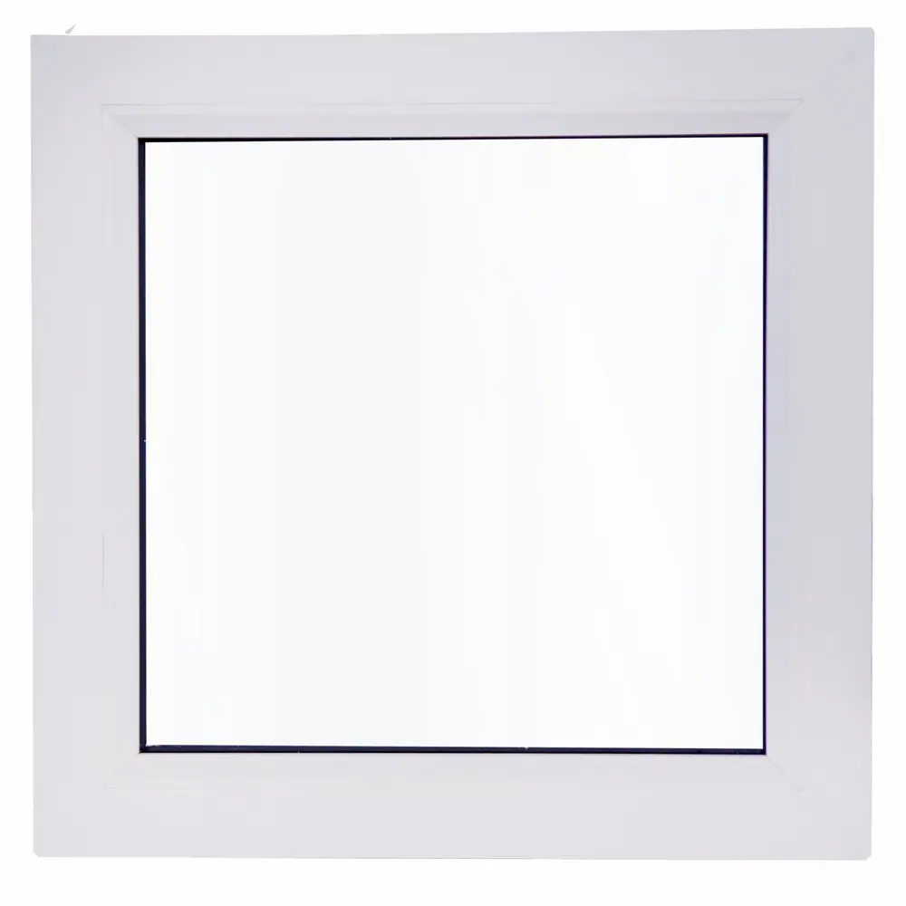 Окно пластиковое ПВХ Deceuninck одностворчатое 650x600 мм (ВxШ) глухое однокамерный стеклопакет белый/белый STLM-2164486 - Вид №1