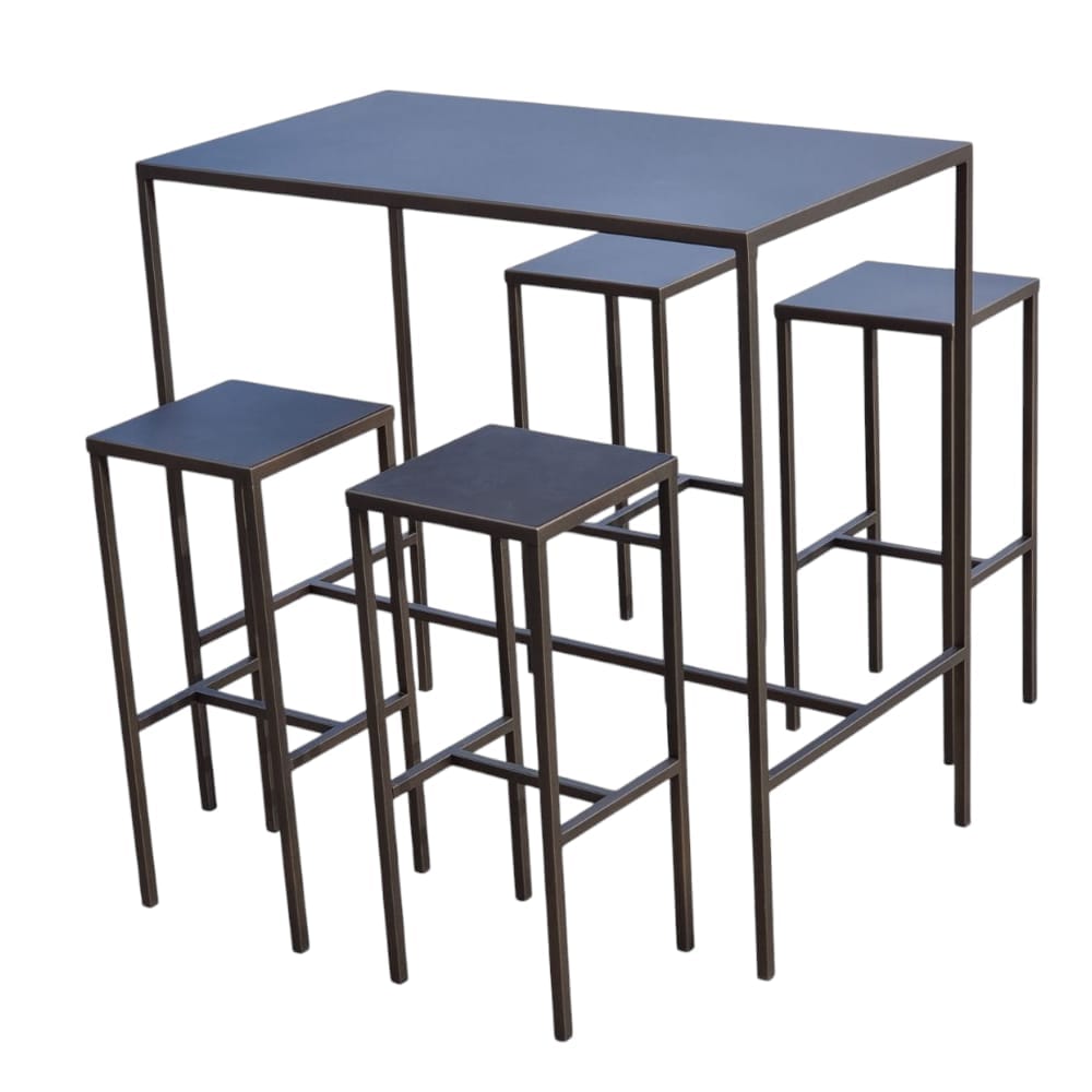 Набор столов и стульев из ламината и металла WS Design ALDO ARCH-00085730 - Вид №5