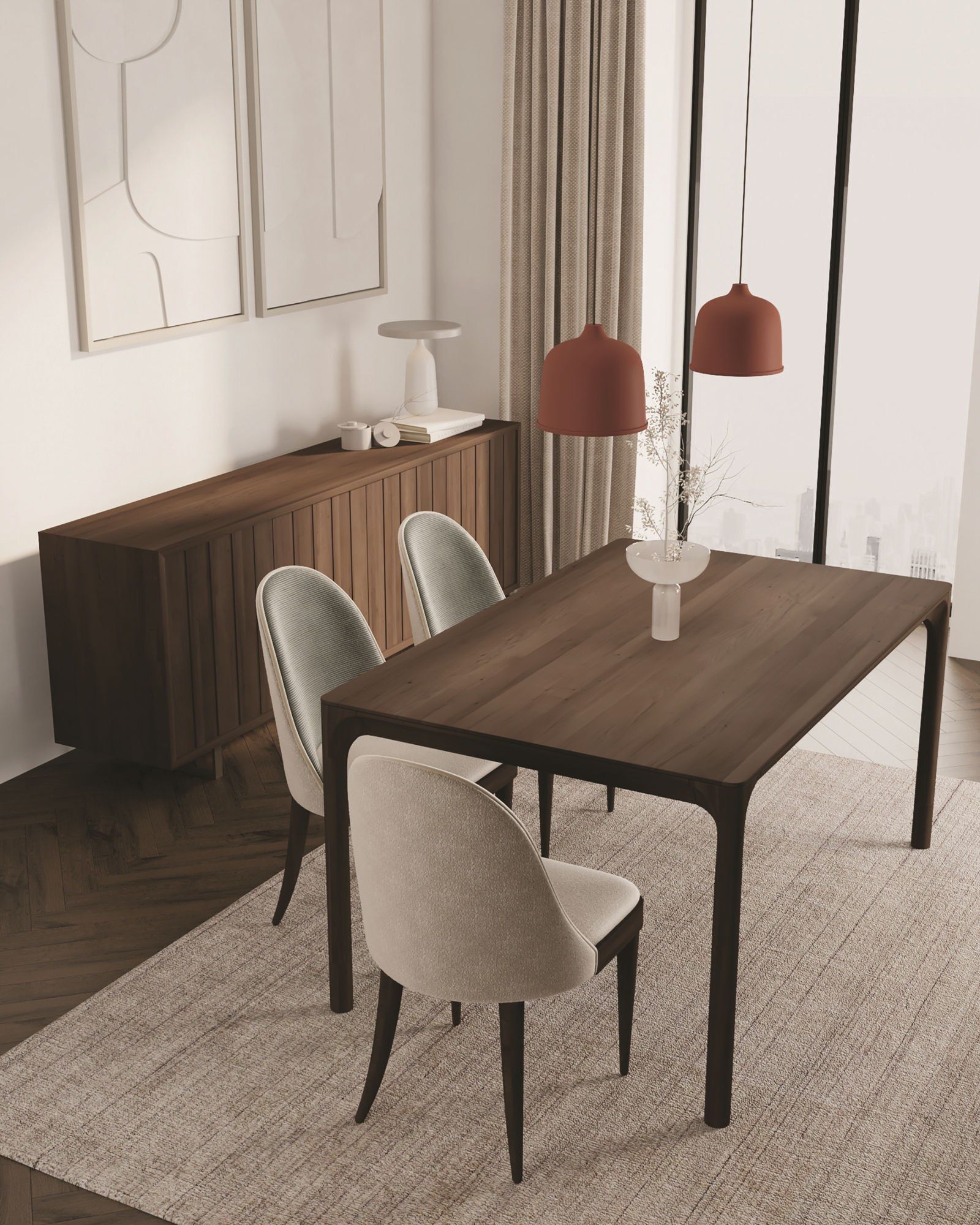 Прямоугольный стол из массива дерева CASA +39 Sunset ARCH-00061815 - Вид №2