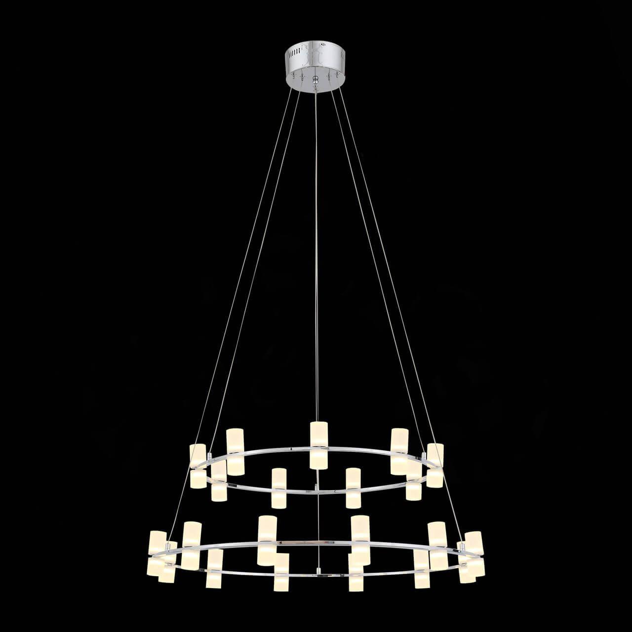 Подвесная светодиодная люстра ST Luce Cilindro SL799.103.21 белая ST LUCE ДИЗАЙНЕРСКИЕ, CILINDRO 138475 Белый  - Вид №3