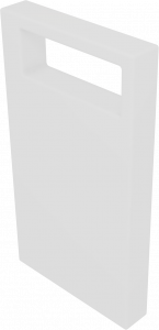 GLSCFS1 Консоль напольная одинарная для монтажа раковины GSG CERAMIC GLASS