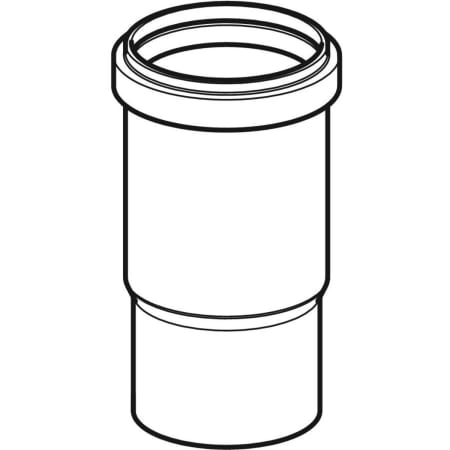 370.700.16.1 Компенсаторная муфта Geberit PE Geberit  - Вид №1