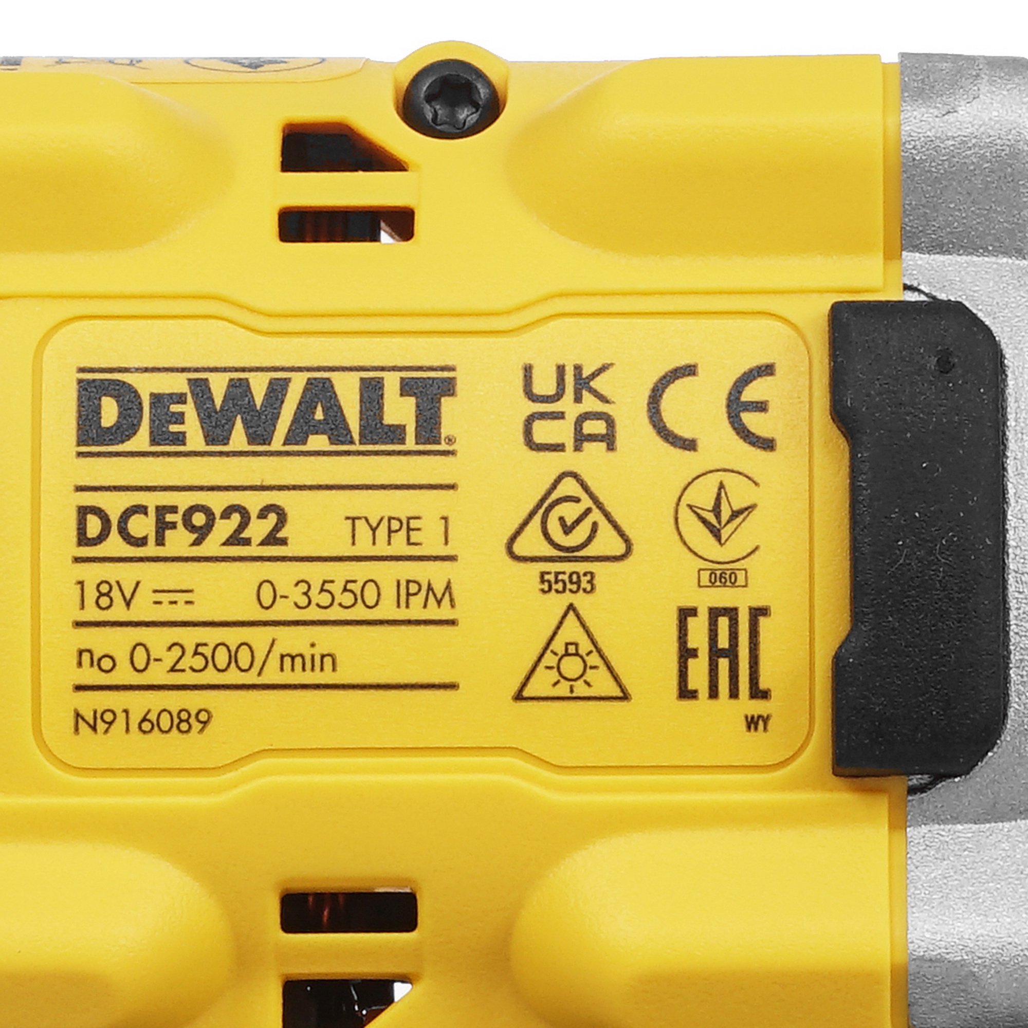 Гайковерт DeWalt DCF922N XR FLEXVOLТ 18/54V  , Без ЗУ, Без АКБ 5443644 STDN-0022333 - Вид №2