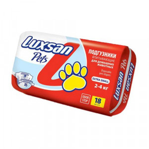 ПР0016132 Подгузники для кошек и собак размер XS на вес 2-4 килограмма Luxsan