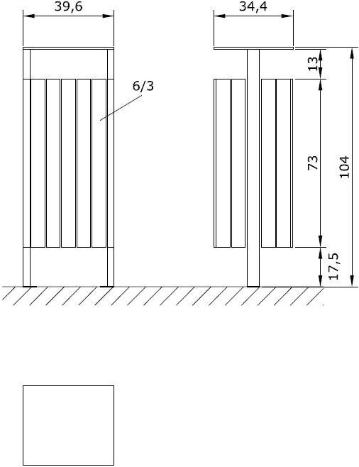 Euroform W Урна деревянная с пепельницей Quattro 860 - Вид №4