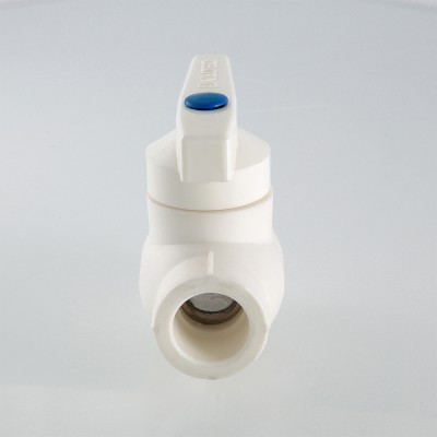 VTp.744.0.025 Кран полипропиленовый шаровой с латунной обоймой Valtec 25 мм  - Вид №6