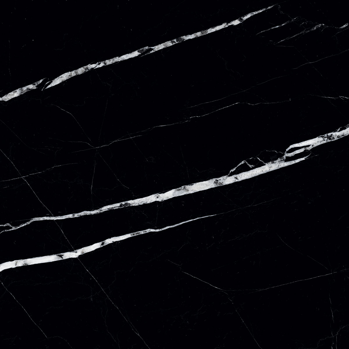 Бесконечная элегантность: керамический слэб NERO MARQUINA STP-ST153 INCOLOR Double Polished - Вид №5