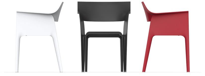 VONDOM Садовый стул с подлокотниками Pedrera sun-id-1501996 - Вид №1