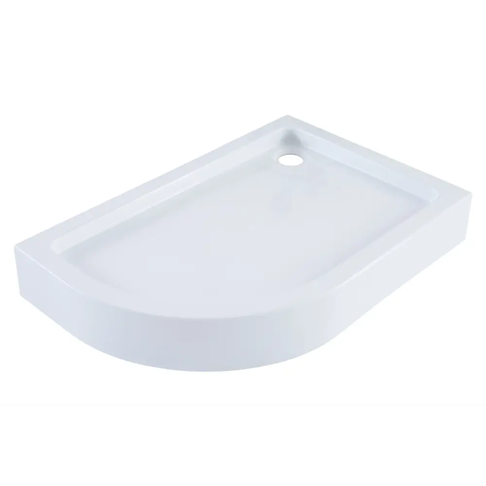 Душевой поддон SENSEA Basic угловой 80×120 см для компактных санузлов 82658156 STLM-0032992