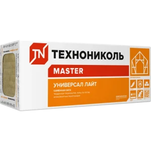 Утеплитель Технониколь Универсал Лайт 100 мм 4 шт 600x1200 мм 2.88 м²