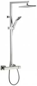 Remer Rubinetterie Душевой набор со скользящей штангой, ручной душ, душевая лейка Qubika Q37