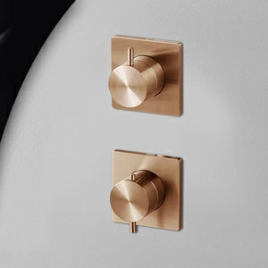 Термостат для душа розовое золото AICO Radomonte TER92R