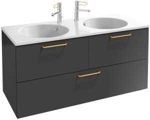 EB2545-R8-E52 Тумба под столешницу 120 см, 3 ящика, золотая ручка JACOB DELAFON ODÉON RIVE GAUCHE