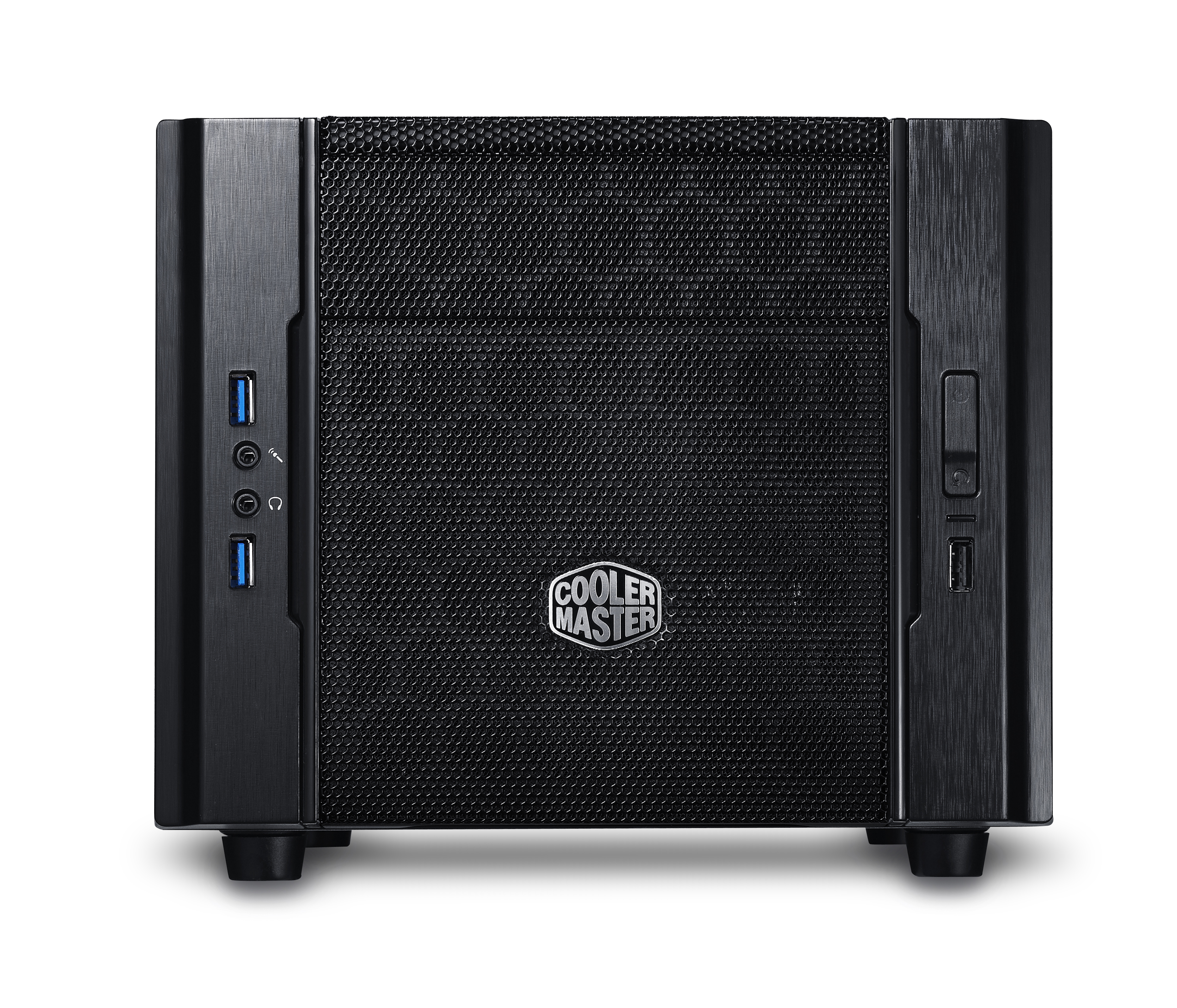 RC-130-KKN1 case elite 130 black/black (совместим с обычным опциональным бп), usb 3.0 x1, usb 2.0 x 2, 12мм fan, Cooler Master Cooler Master Elite Santreyd  - Вид №1
