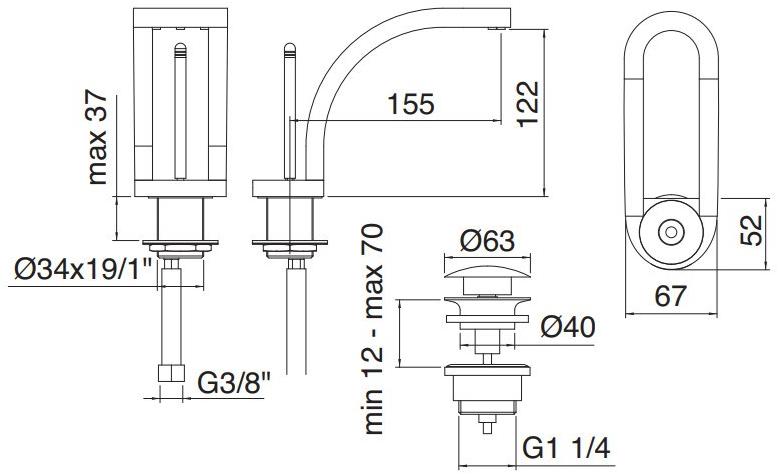 Rubinetterie Treemme Philo  7010  - Вид №11