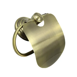BATH PLUS Bronx Gold — держатель для туалетной бумаги с крышкой 89384527