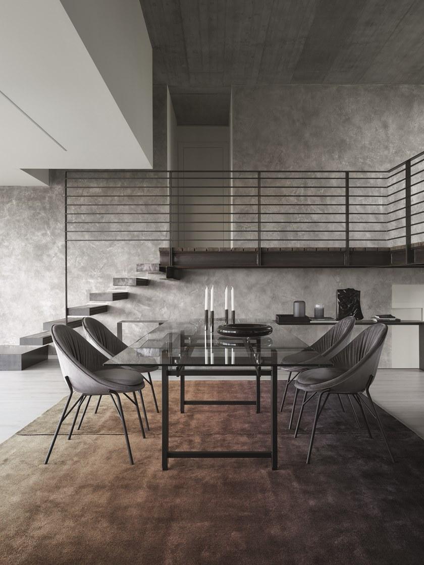 Calligaris Раздвижной прямоугольный стеклянный стол  Cs4119-r 180  - Вид №3