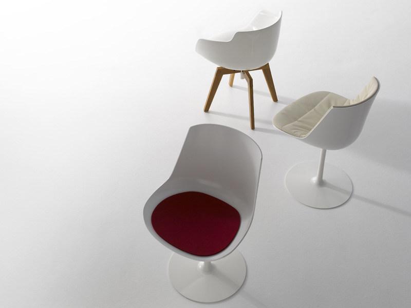 MDF Italia Мягкое вращающееся кресло на жердочке Flow sun-id-1454121 - Вид №5