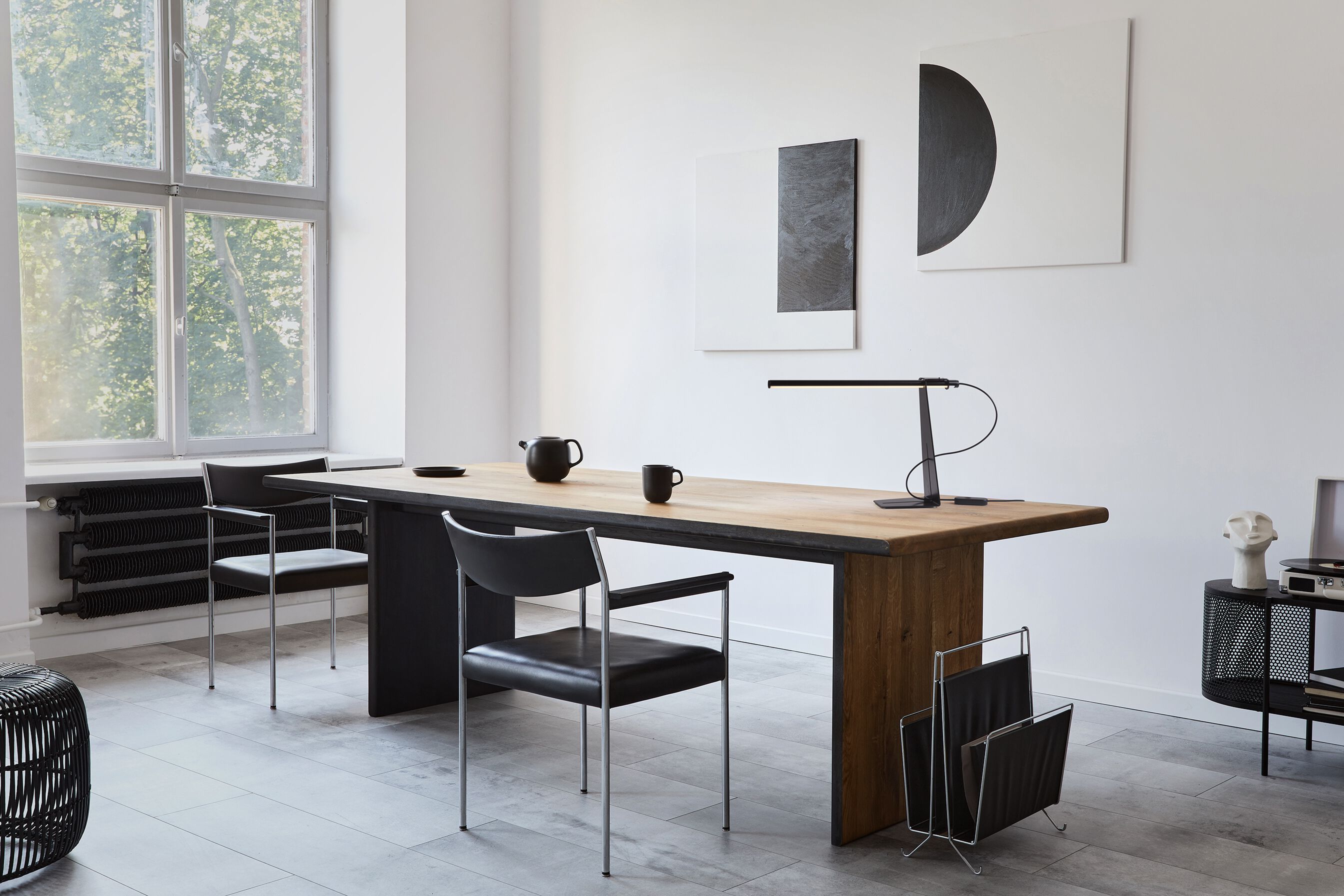 Алюминиевая светодиодная настольная лампа с диммером EGOLUCE ZETTA ARCH-00112229 - Вид №1